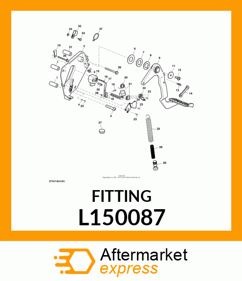 ADAPTER FITTING, ADAPTER L150087