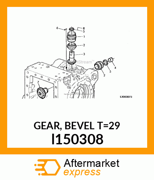 GEAR, BEVEL T=29 l150308