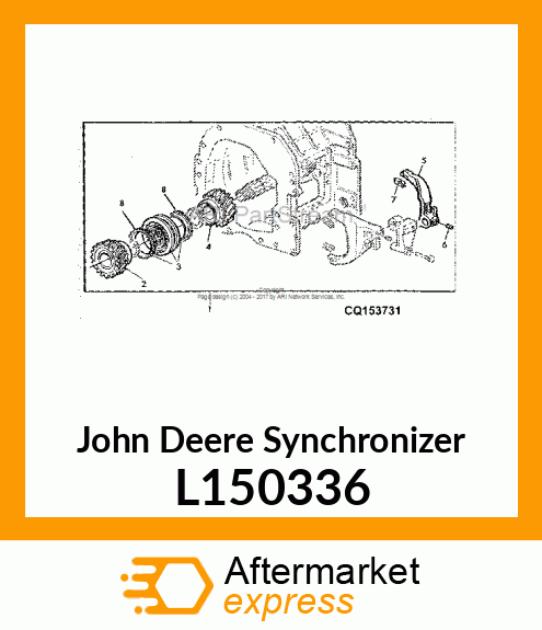 SYNCHRONIZER, RING, SYNCHRONIZER DI L150336