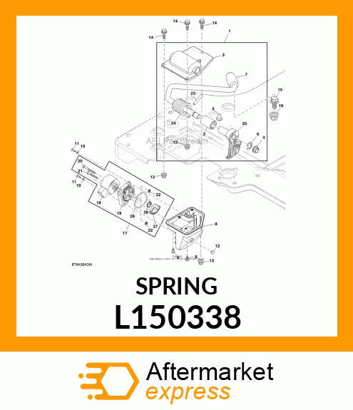 SPRING,TORSION L150338