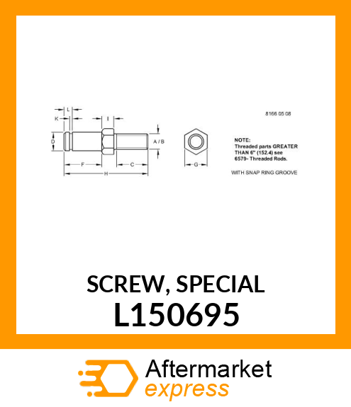 SCREW, SPECIAL L150695