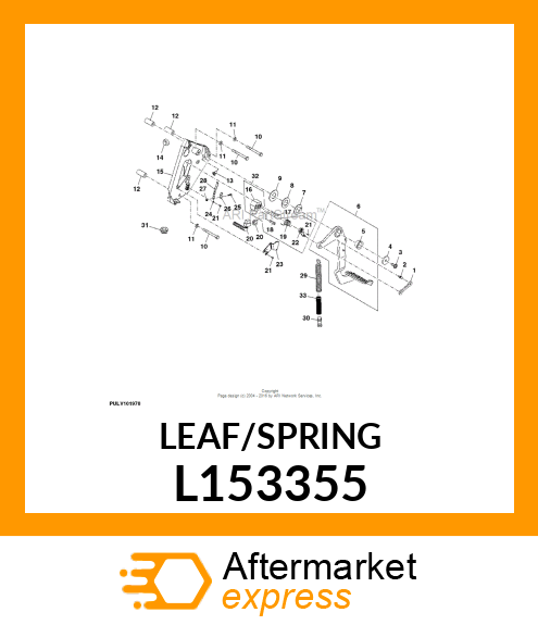 LEAF SPRING L153355