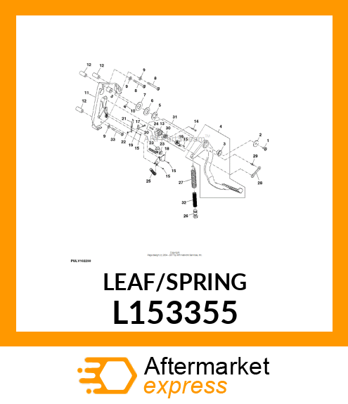 LEAF SPRING L153355