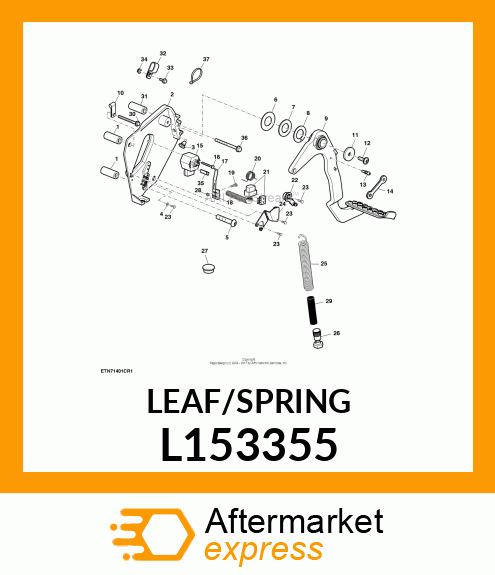 LEAF SPRING L153355