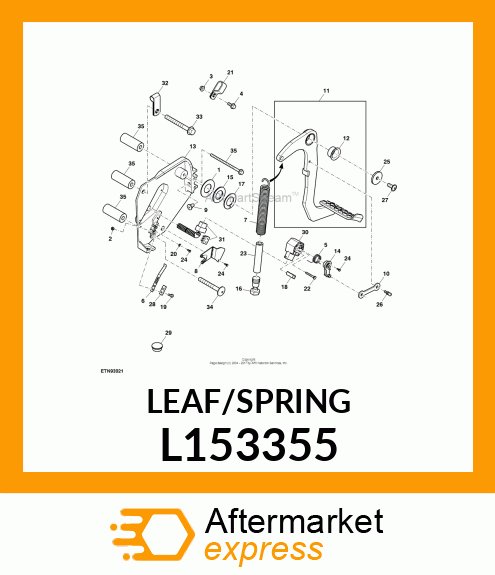 LEAF SPRING L153355