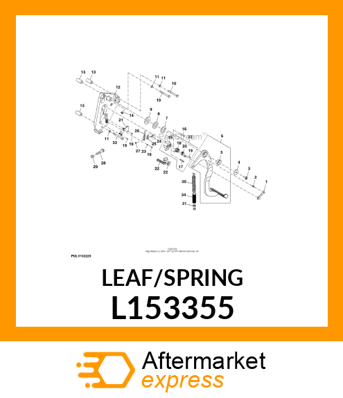 LEAF SPRING L153355