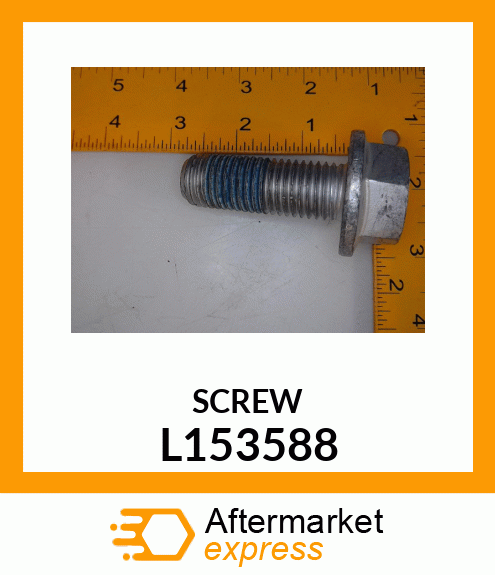 SCREW, FLANGE SCREW, HEX M20X56 12. L153588