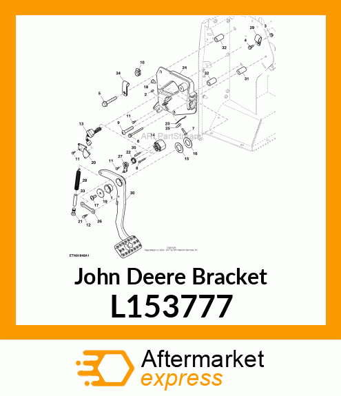 BRACKET, CLUTCH PEDAL L153777