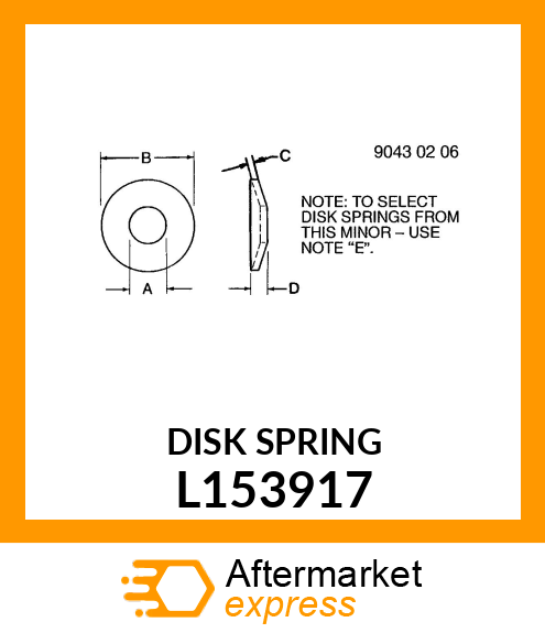 SPRING,DISK L153917