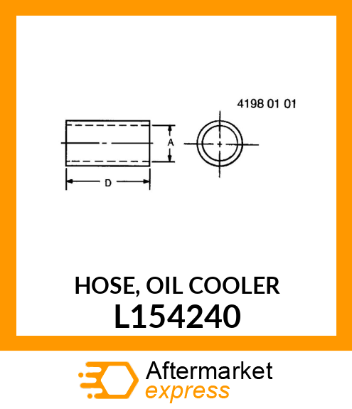 HOSE, OIL COOLER L154240