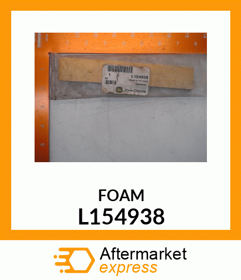 FOAM PAD 180X30X10 L154938