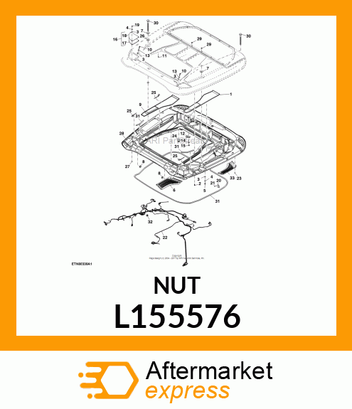 NUT,SPRING M6 L155576