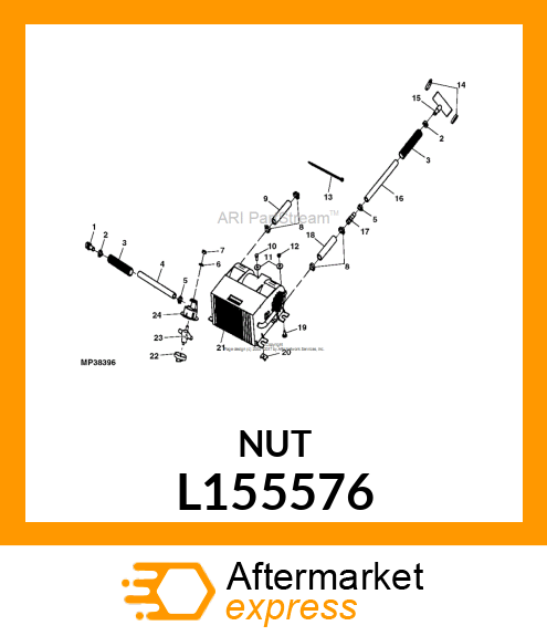 NUT,SPRING M6 L155576