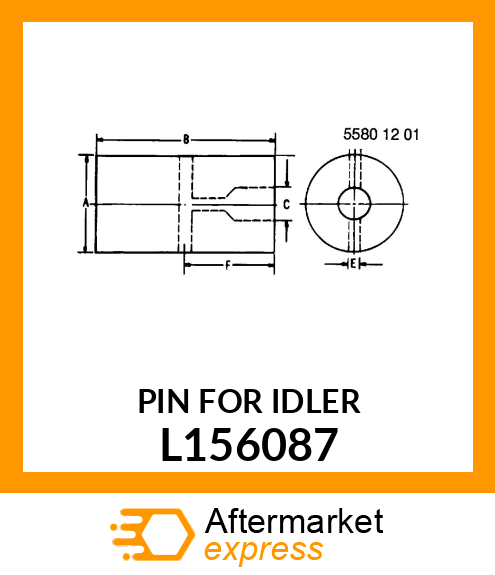 PIN FOR IDLER L156087