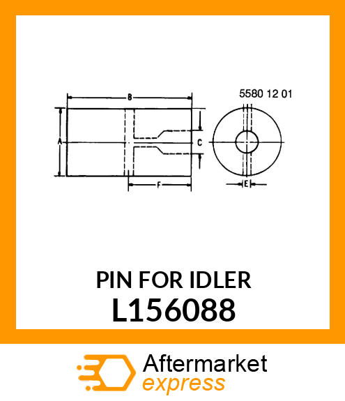 PIN FOR IDLER L156088