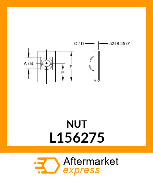 NUT, NUT,SPRING L156275