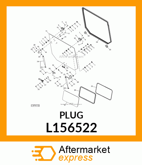 PLUG,PLASTIC 17 L156522