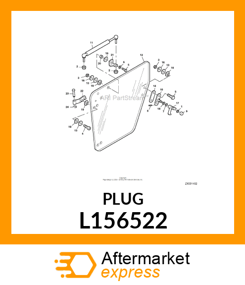 PLUG,PLASTIC 17 L156522