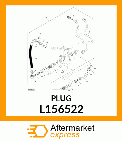 PLUG,PLASTIC 17 L156522