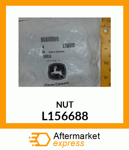 NUT M16, DACROMET 500 L156688