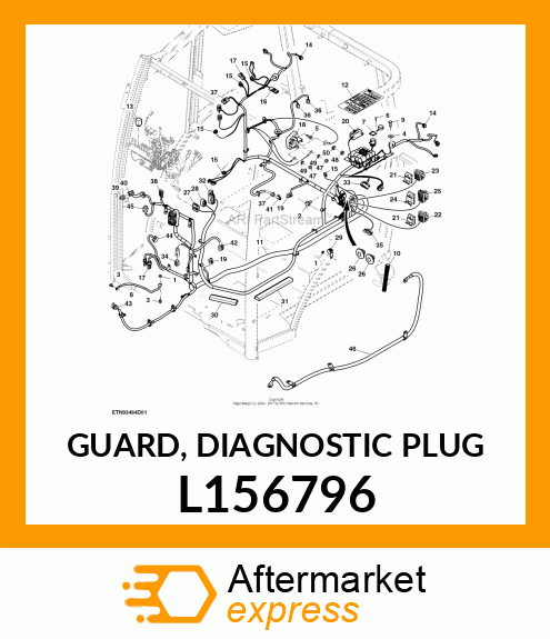 GUARD, DIAGNOSTIC PLUG L156796