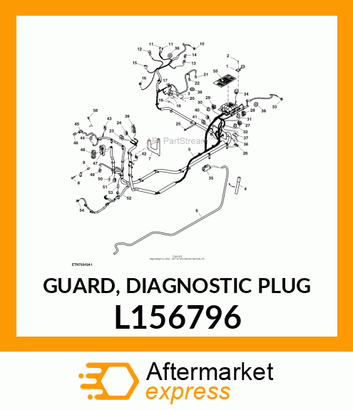 GUARD, DIAGNOSTIC PLUG L156796