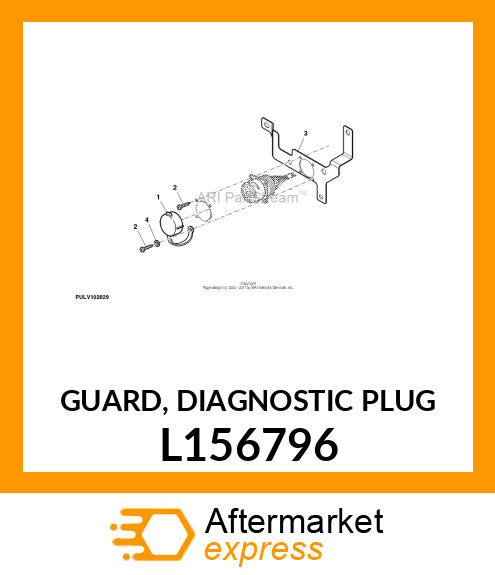 GUARD, DIAGNOSTIC PLUG L156796