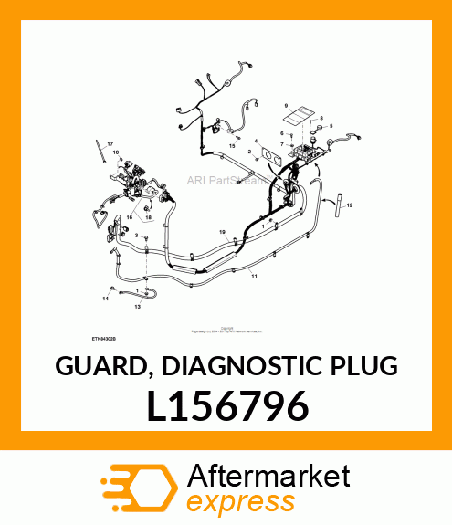 GUARD, DIAGNOSTIC PLUG L156796