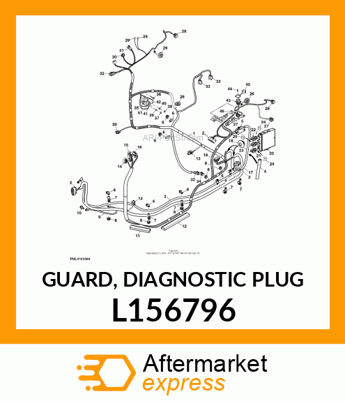 GUARD, DIAGNOSTIC PLUG L156796