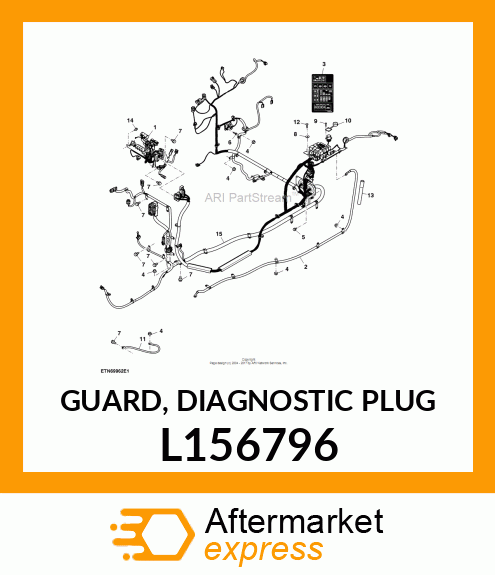 GUARD, DIAGNOSTIC PLUG L156796