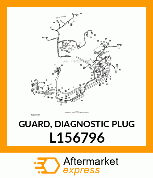 GUARD, DIAGNOSTIC PLUG L156796