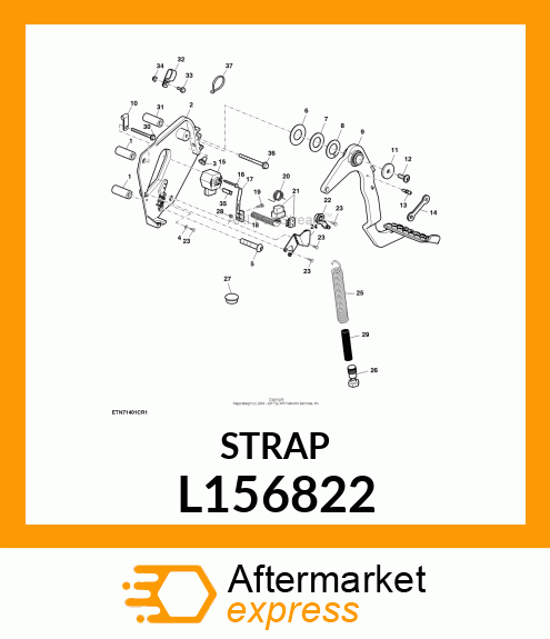 BALL JOINT LENGTH=57,5 L156822