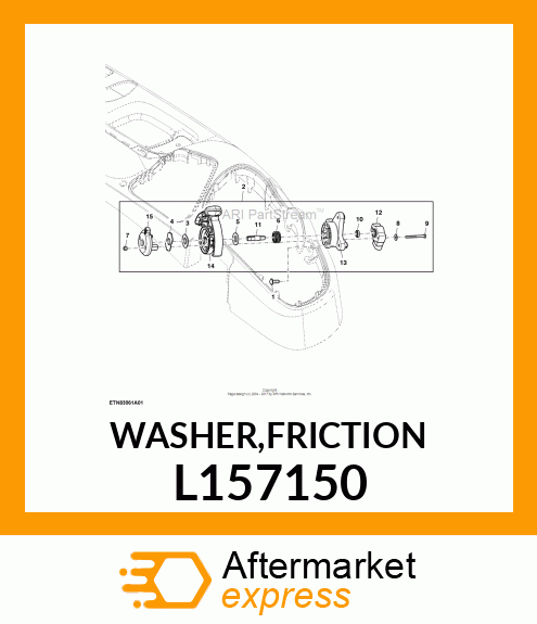 WASHER,FRICTION L157150