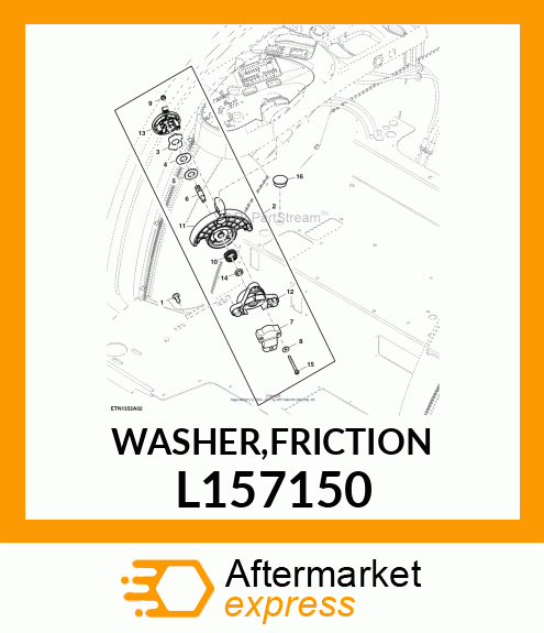 WASHER,FRICTION L157150