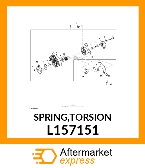 SPRING,TORSION L157151