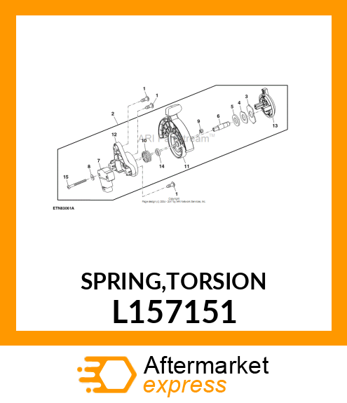 SPRING,TORSION L157151