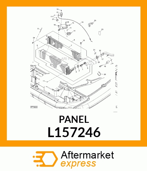 HOLDER,EVAPORATOR AND HEAT EXCHANGE L157246