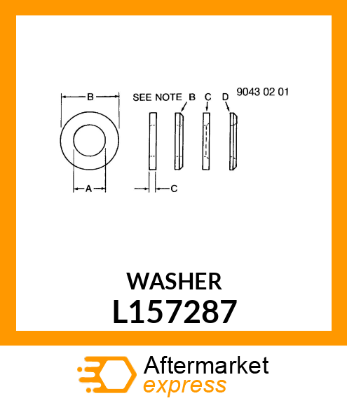 WASHER D=2,25 L157287