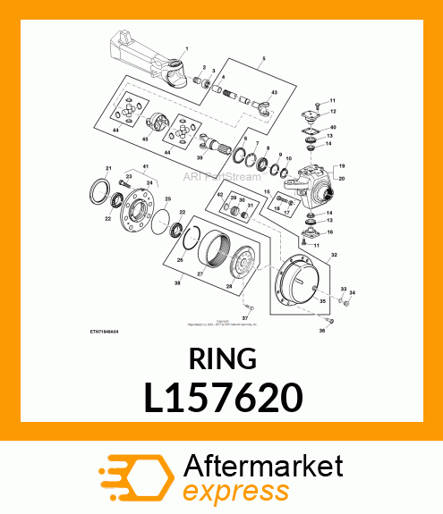 SNAP RING, RING GEAR (BCD=275) L157620
