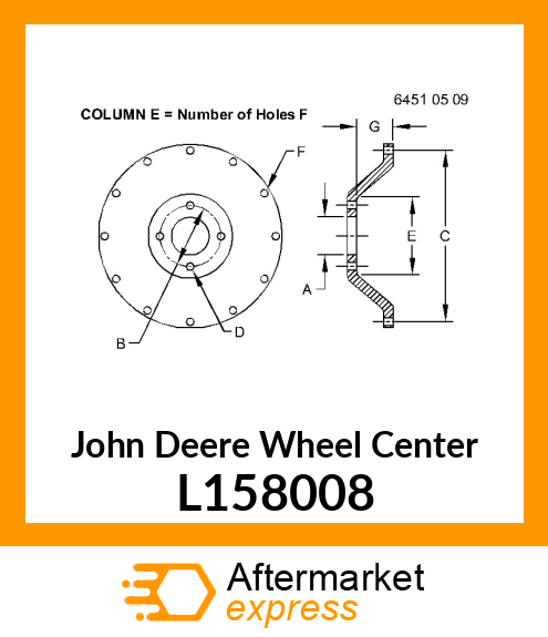 DISC 40/ 335 BCD/ 787 PCD L158008