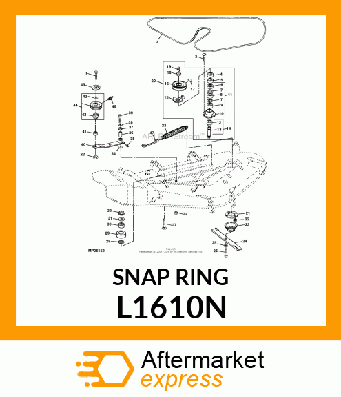 RING SNAP INTERNAL L1610N