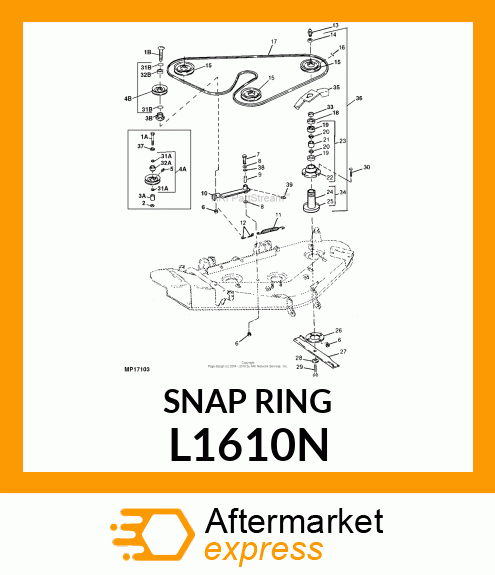 RING SNAP INTERNAL L1610N