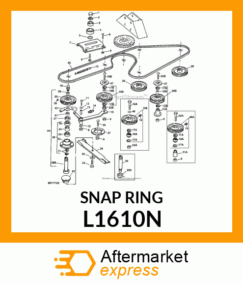 RING SNAP INTERNAL L1610N