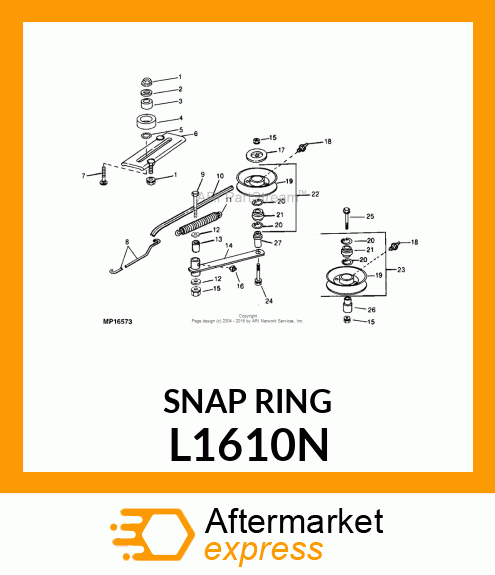 RING SNAP INTERNAL L1610N