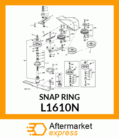 RING SNAP INTERNAL L1610N