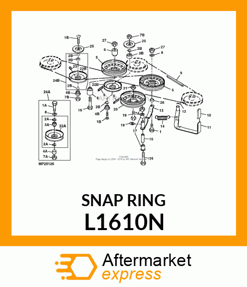 RING SNAP INTERNAL L1610N