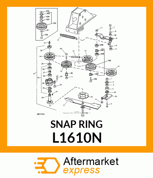 RING SNAP INTERNAL L1610N