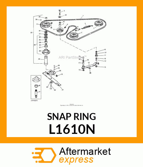 RING SNAP INTERNAL L1610N