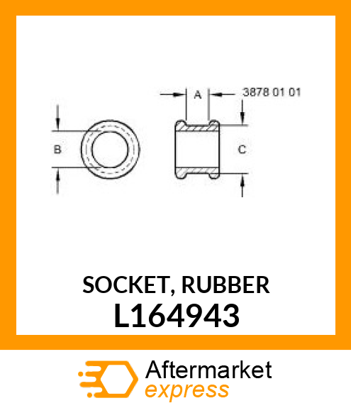 SOCKET, RUBBER L164943