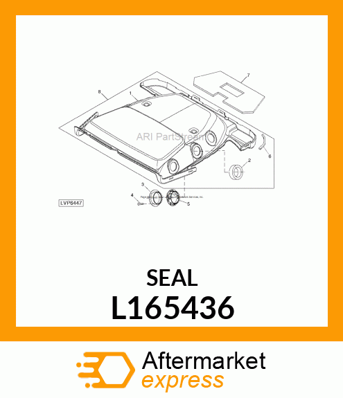 WEATHERSTRIP LAN835 L165436